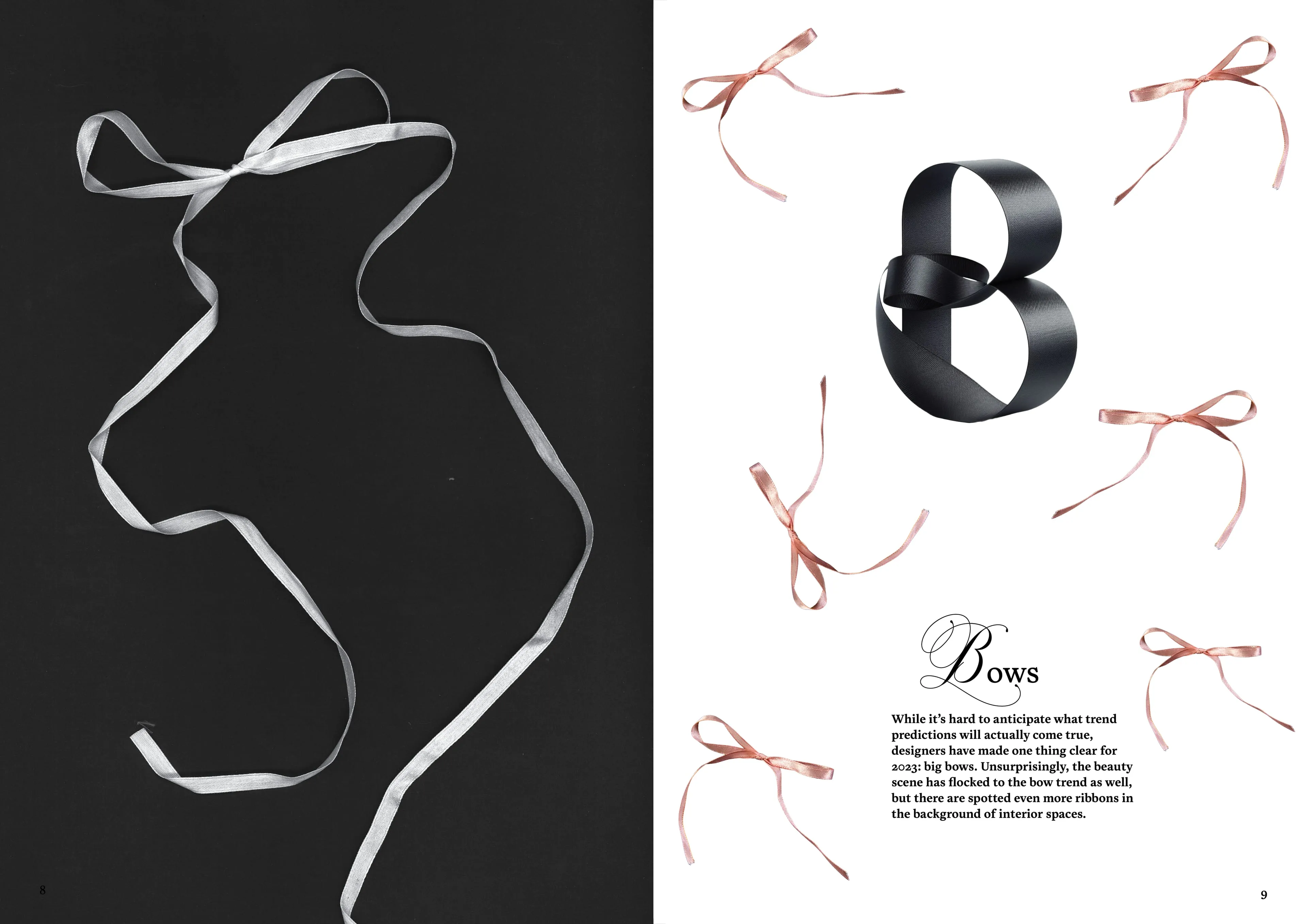 Editorial Layout Design — Bows