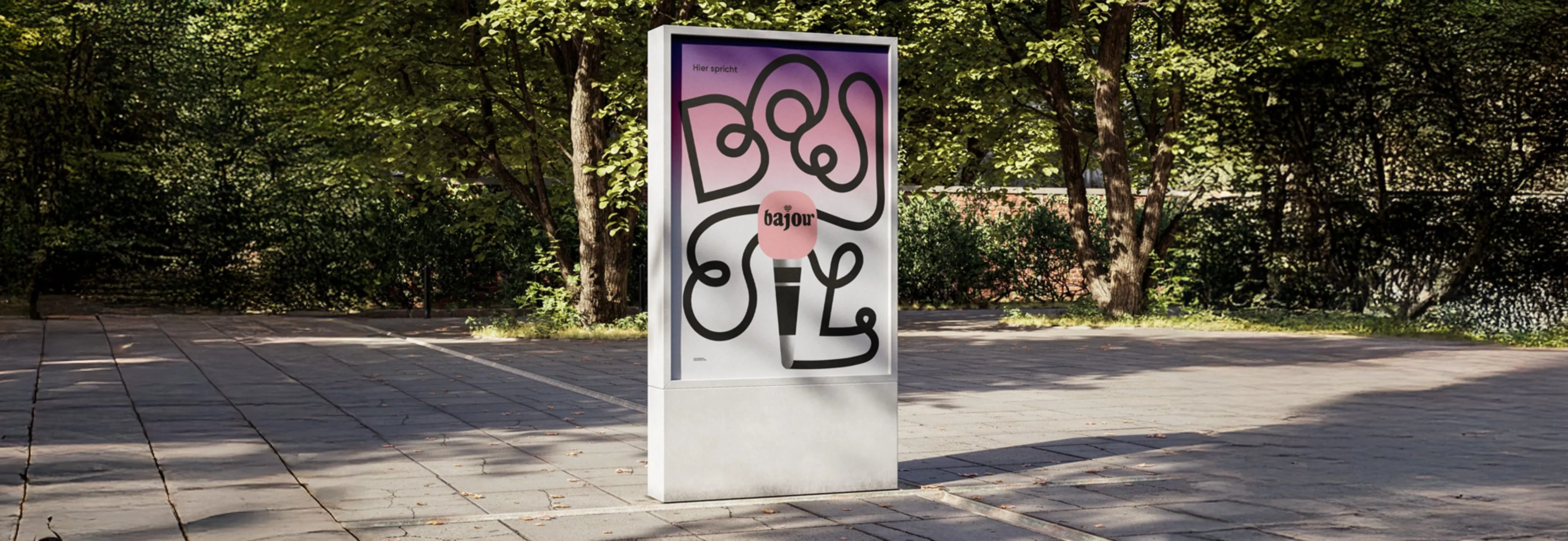 Bajour Poster — Hier spricht Basel