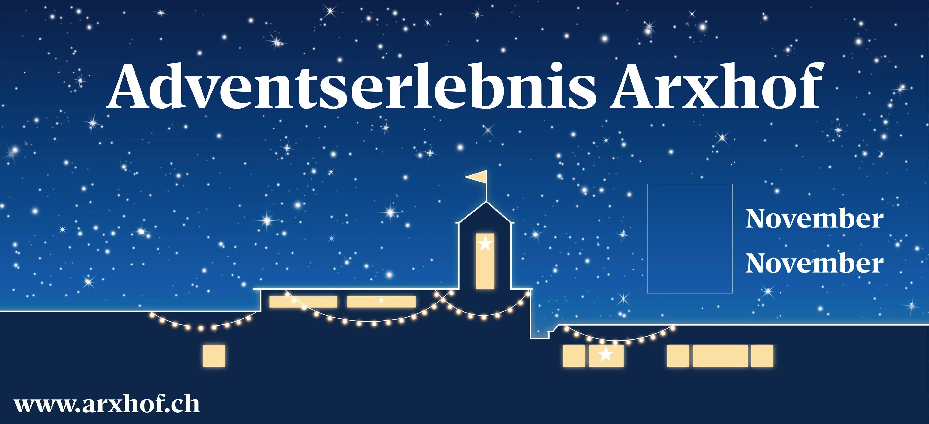 Arxhof Adventserlebnis Campaign Banner