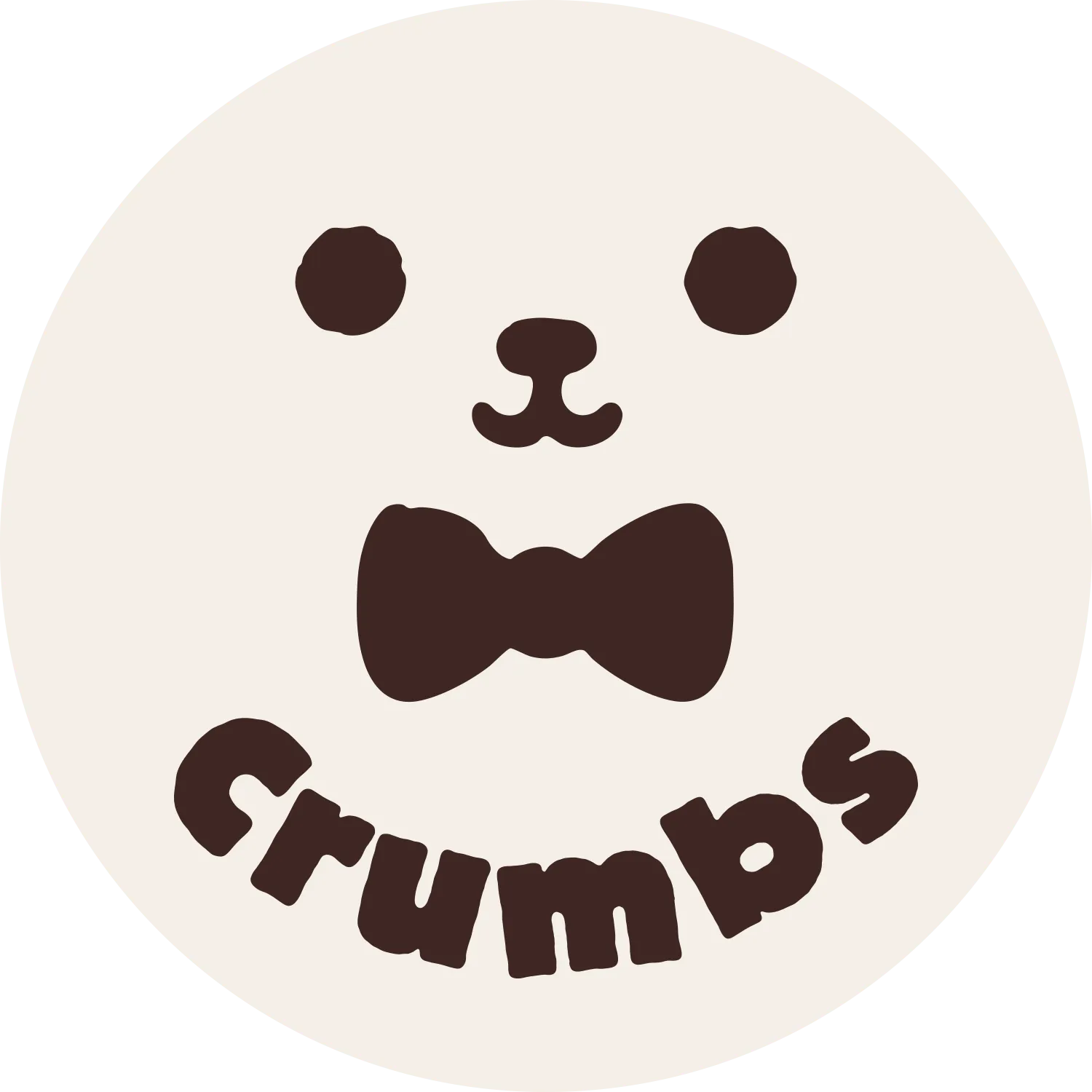 Crumbs Logo Sticker Option 1